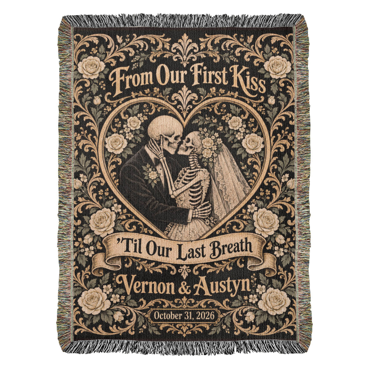 Artwork Heirloom Woven Blanket (Portrait)