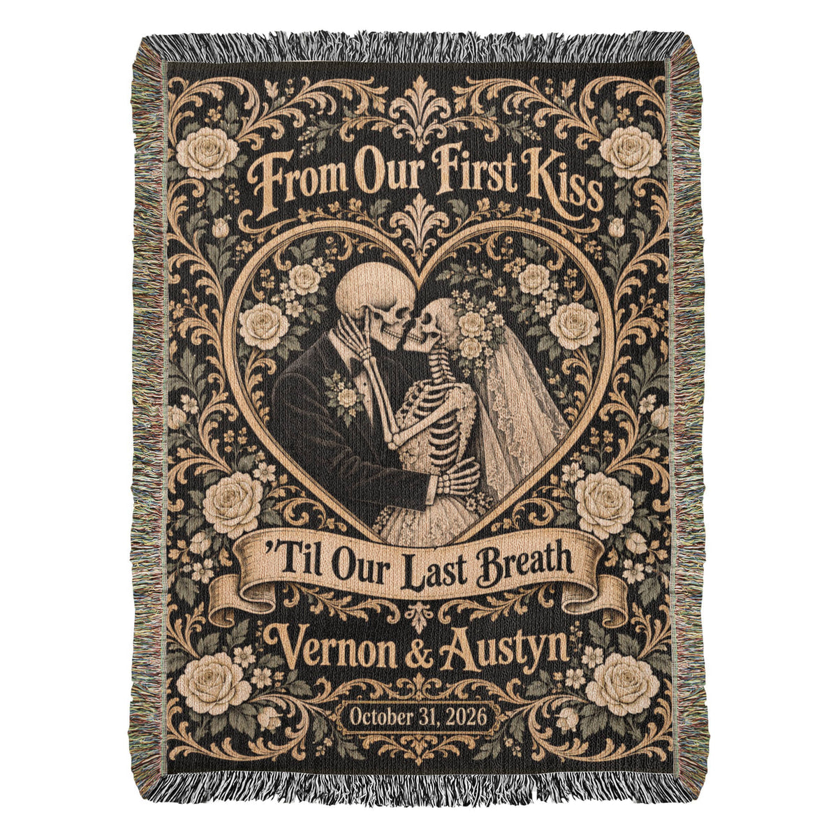 Artwork Heirloom Woven Blanket (Portrait)