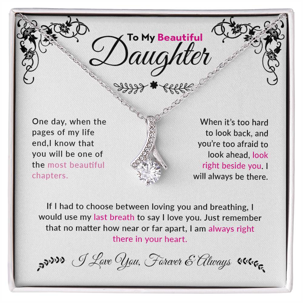 To My Beautiful Daughter | Alluring Beauty Necklace
