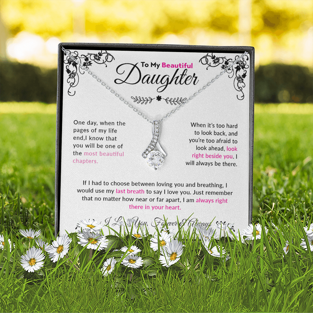 To My Beautiful Daughter | Alluring Beauty Necklace