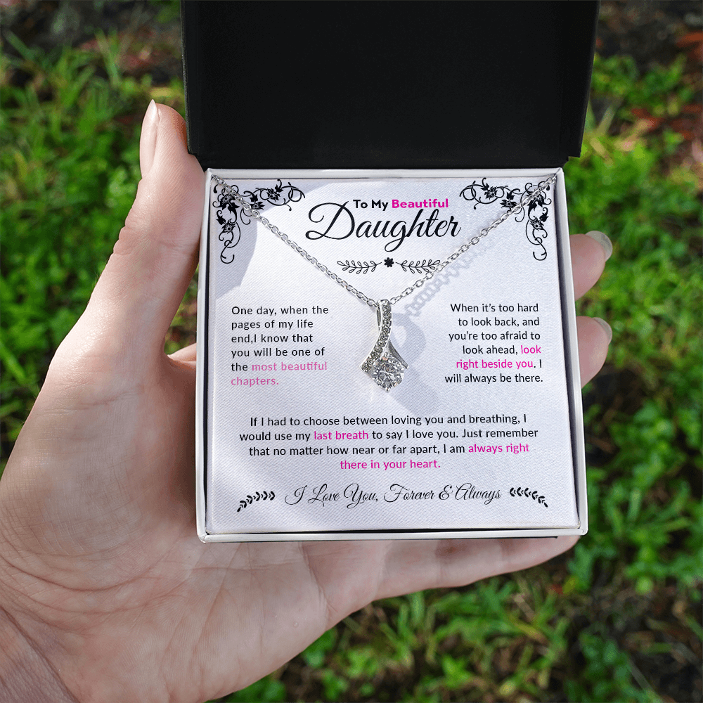 To My Beautiful Daughter | Alluring Beauty Necklace