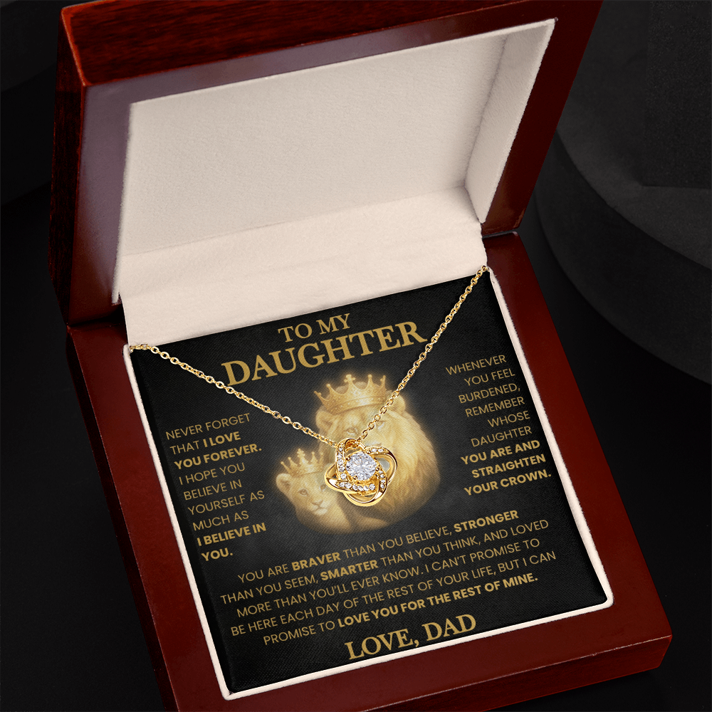 KEEPSAKE DAUGHTER GIFT FROM DAD "LOVED MORE THAN YOU KNOW" NECKLACE