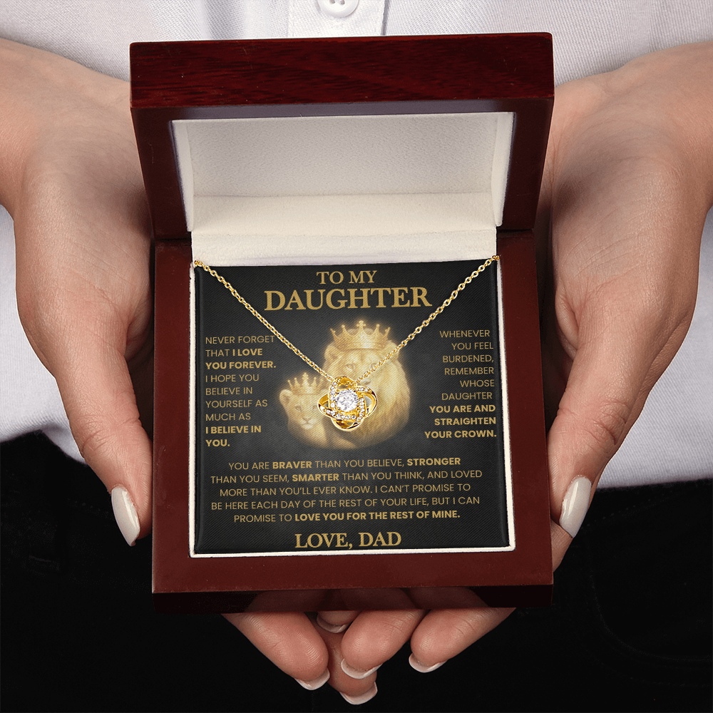 KEEPSAKE DAUGHTER GIFT FROM DAD "LOVED MORE THAN YOU KNOW" NECKLACE